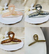 2/4Pcs Women Hair Claw Clip Cross Matte Hairpin Fashion Hairgrips Large Hair Claw Crab Clips Girls Korean Hair Accessories - BlissFully