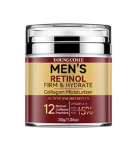 Men's Retinol Firming Face Cream Skincare Moisturizing Collagen Brightening Smooth Wrinkles Facial Face Men Skin Care Treatment - BlissFully
