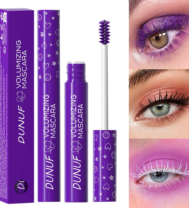 Colorful Curling Mascara Waterproof Fast Drying Eyelashes Extension Multicolor Lashes Makeup Lasting Waterproof White Mascara