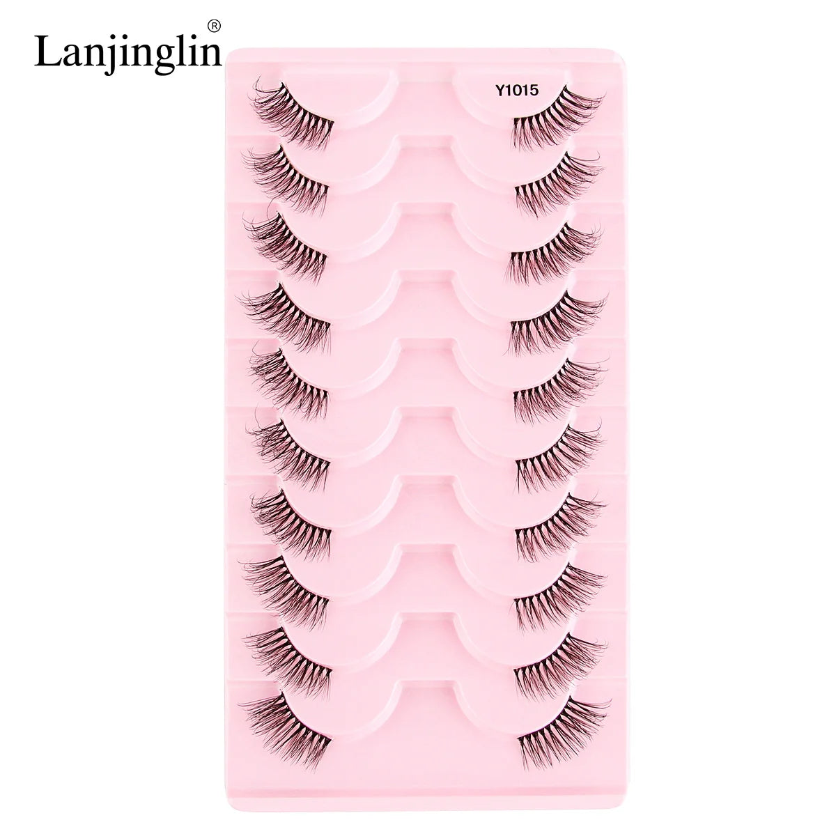 Fake Lashes 3/10 Pairs Half Lashes Cat Eye Natural Long Wispy 3D Mink Eyelash Reusable Makeup Tool Faux Cils maquillaje Cílios