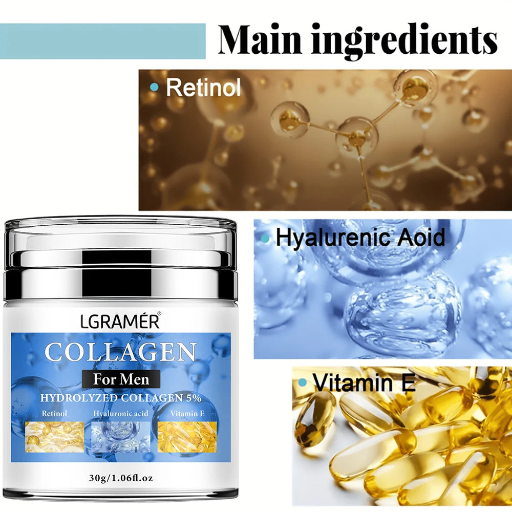 Anti-wrinkle Cream For Men Remove Face & Neck Wrinkles Firming Moisturizing Skin Retinol Face Cream Anti-aging Facial Treatment - BlissFully