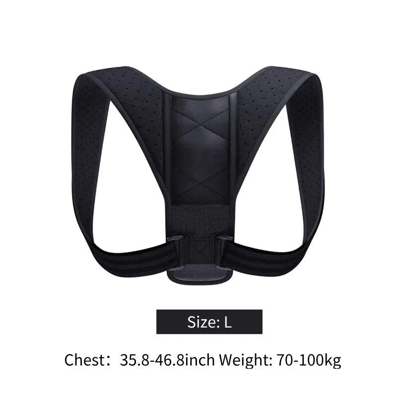 Back Posture Correction Belt Hunchback Prevention Correction of Sitting Posture Unisex Breathable Body Shaping - BlissFully