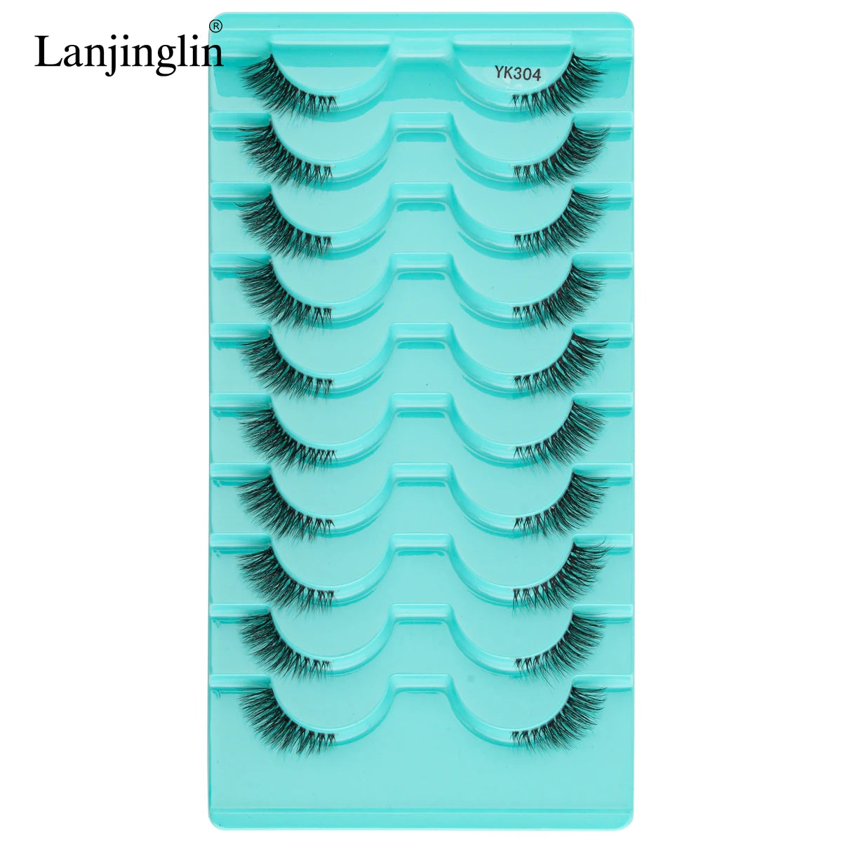 Fake Lashes 3/10 Pairs Half Lashes Cat Eye Natural Long Wispy 3D Mink Eyelash Reusable Makeup Tool Faux Cils maquillaje Cílios