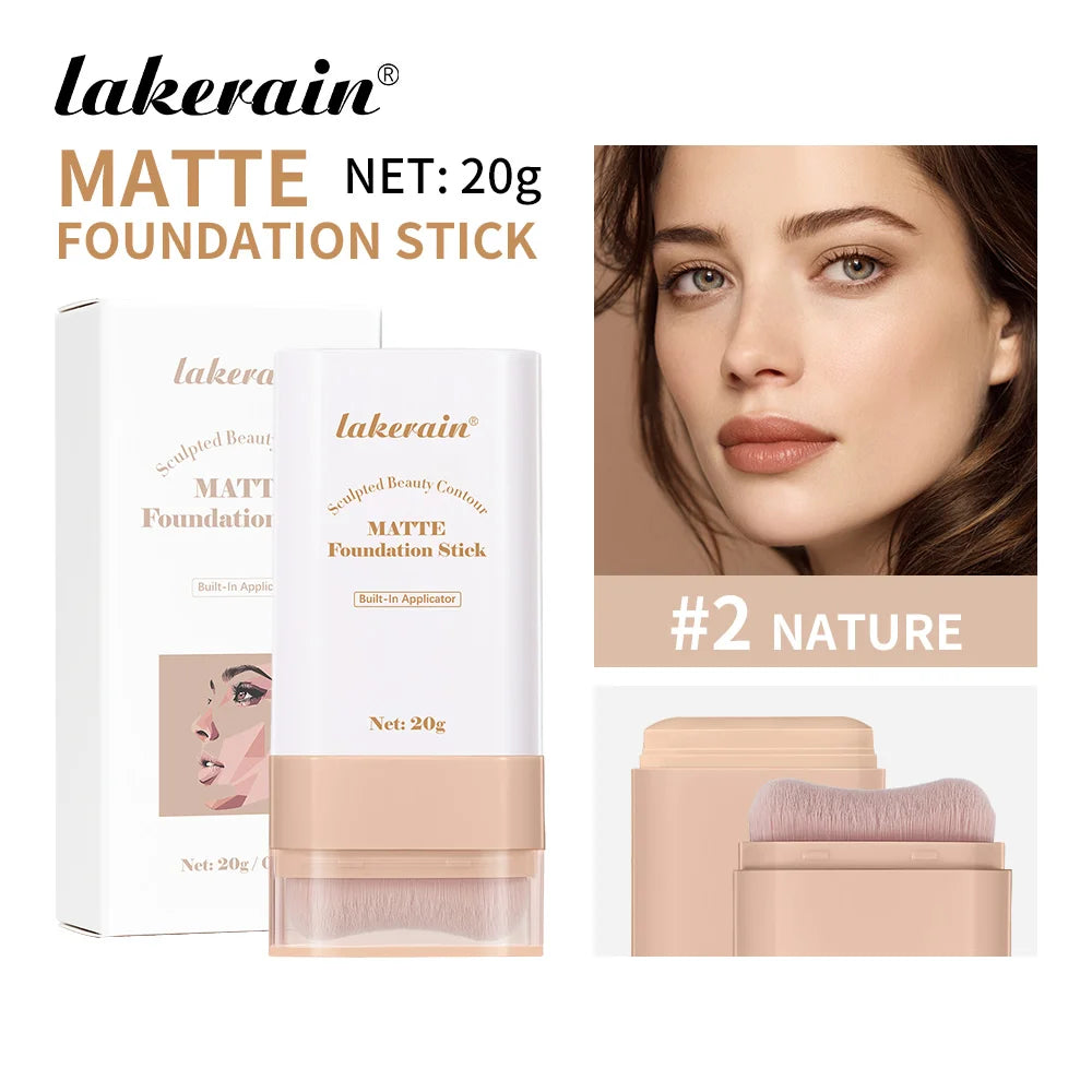 Stick Foundation Balm Serum Boosted Skin Tint Foundation Stick Smooth Plumper Hight Coverage Travel Bronze Foundation Stick Make