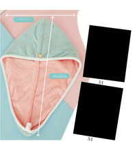 Ultra-Absorbent Microfiber Hair Towel - Double-Layered, Quick-Dry Design - Ideal for Shower, Gym & Spa Use - BlissFully