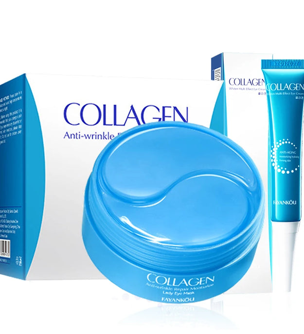 60pcs/box Crystal Collagen Eye Mask Anti Dark Circles Remove Eye Bags Firming Moisturizing Eye Patches Gel Pads Eyes Skin Care