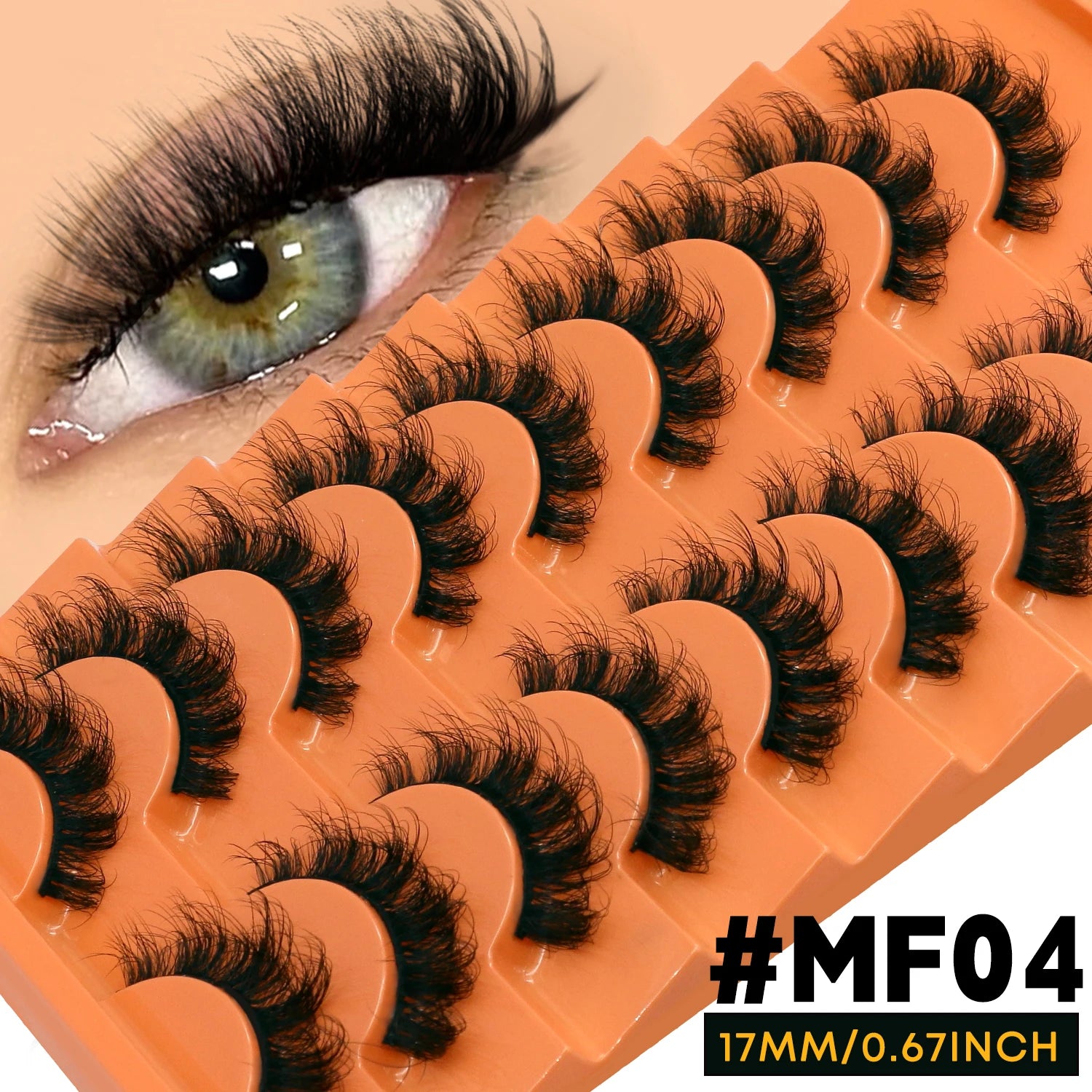 VELTRINAY Cat Eye Lashes False Lashes 3D Faux Mink Lashes Fluffy Volume Strip Lashes Cat Eyelashes Lashes Fake Eyelashes Makeup