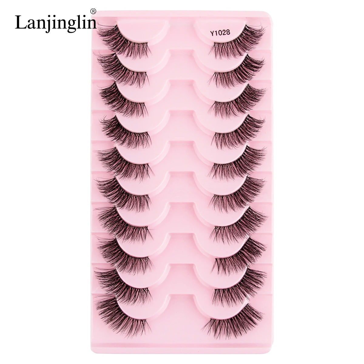 Fake Lashes 3/10 Pairs Half Lashes Cat Eye Natural Long Wispy 3D Mink Eyelash Reusable Makeup Tool Faux Cils maquillaje Cílios