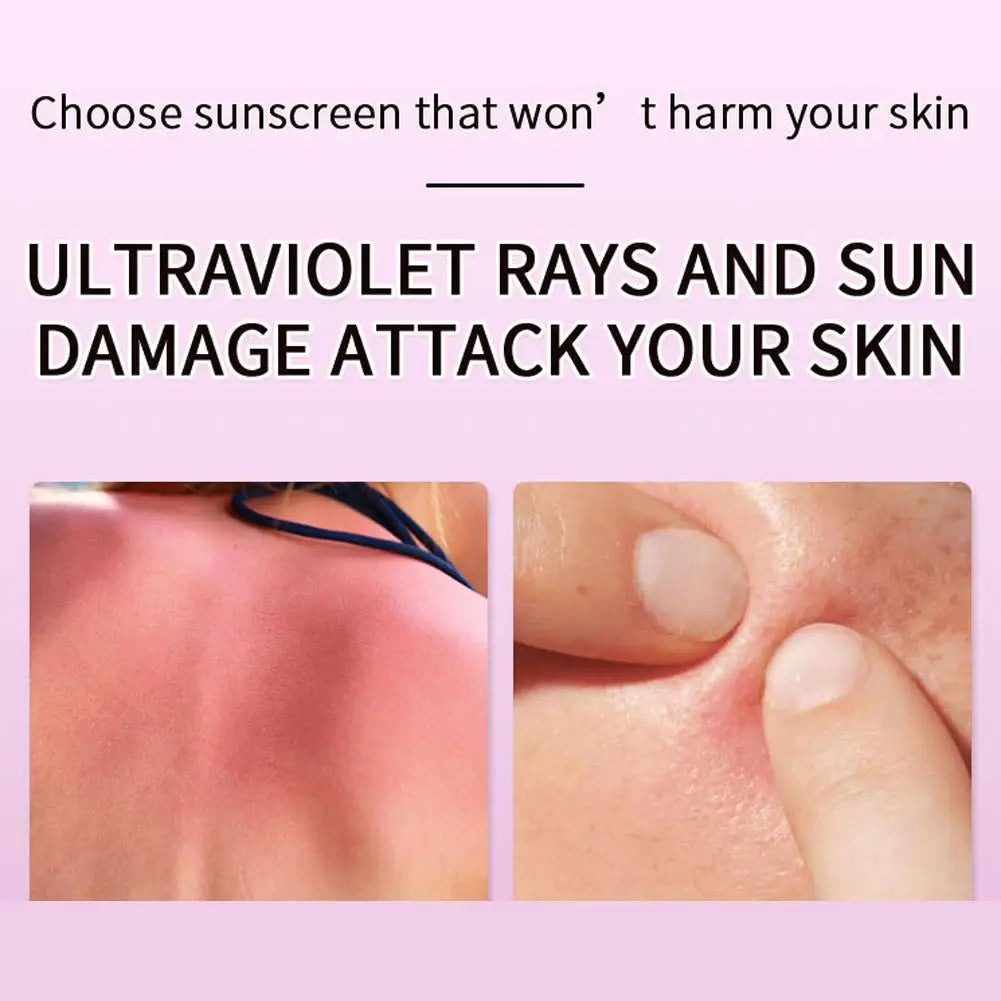 60ml Multi-effect Repair Isolation Sunscreen Moisturizing Oil Control Sunscreen Cream Sun Block Moisturizing Skin Supple