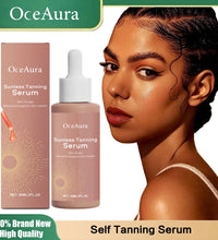 Self Tanning Drops Moisturizing Facial Tan Serum Relieve Dry Rough Prevent Sunburn Shine Brown Body Bronzer Tanning Accelerator - BlissFully