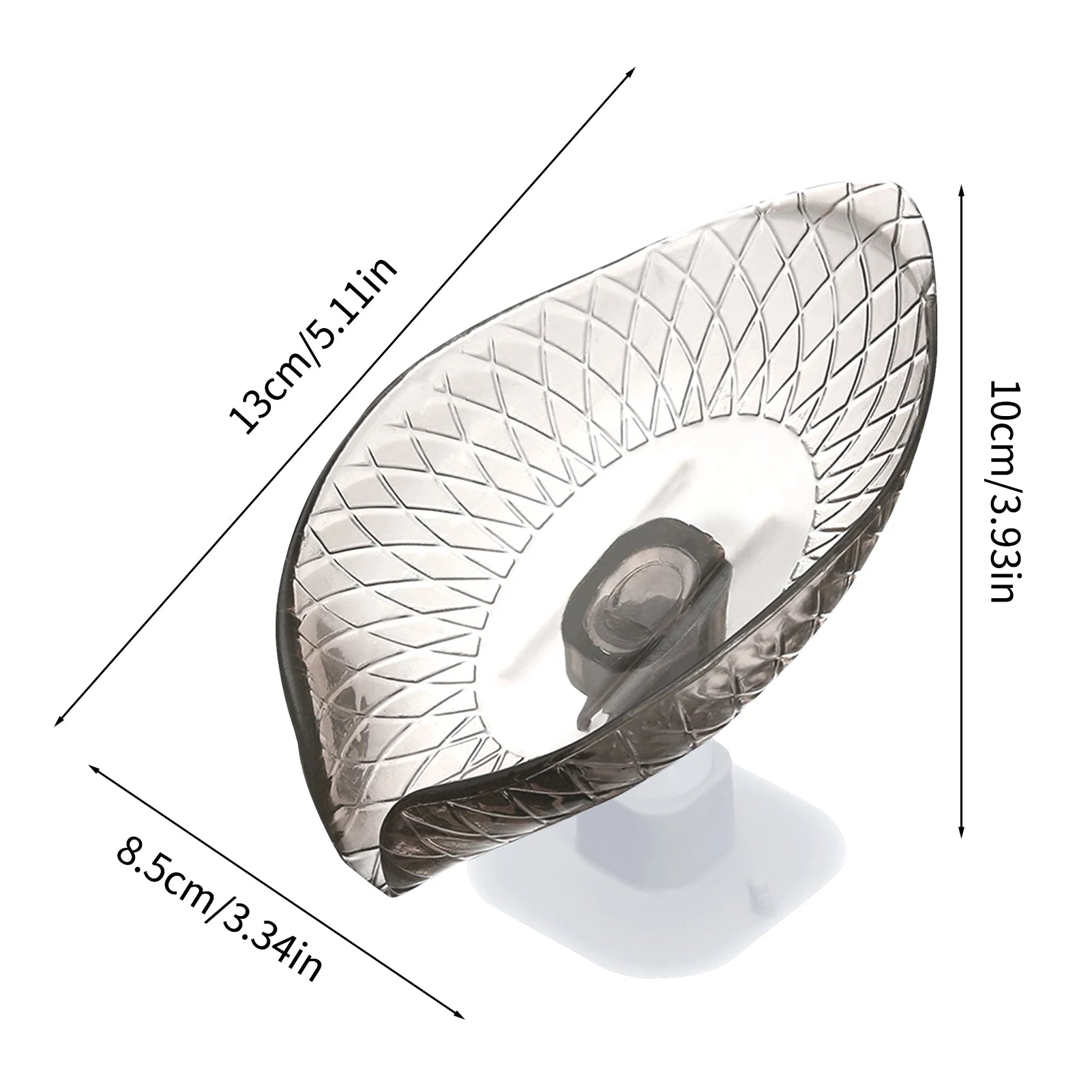 Soap Holder Drain Hole Design Non-slip Base Soap Dish Soap Tray Suitable for Home Travel Gym Bathroom Decoration