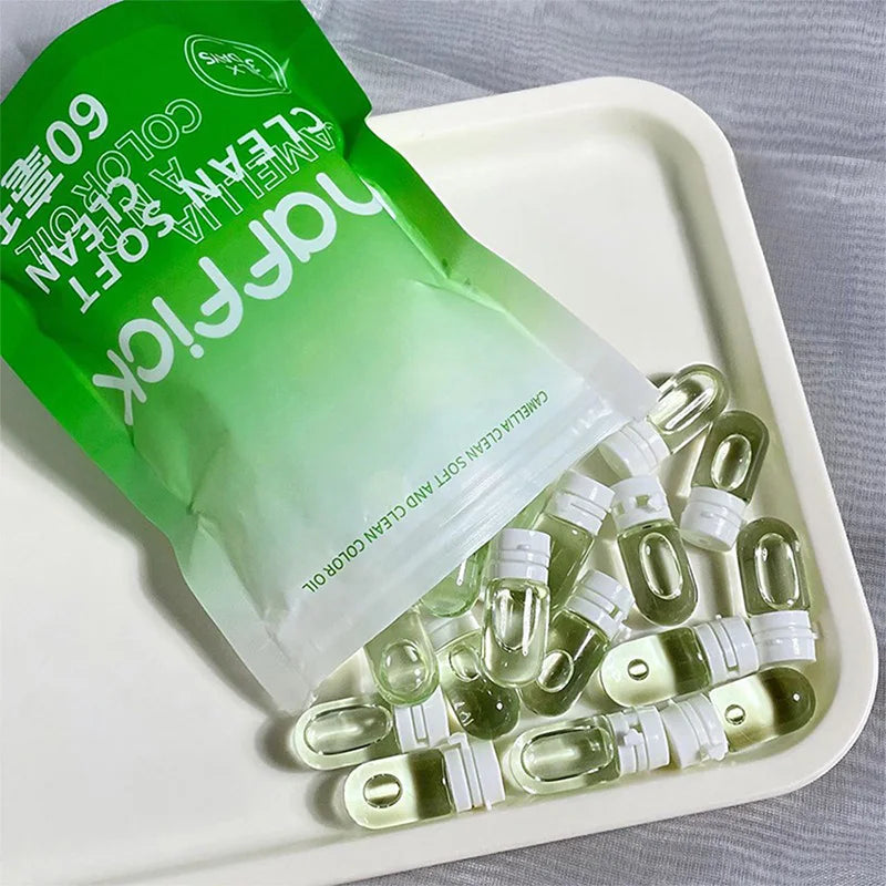 Maffick Camellia Cleansing Oil - Single-Use Packs, Deep Cleansing, Gentle Makeup Removal, Portable and Convenient