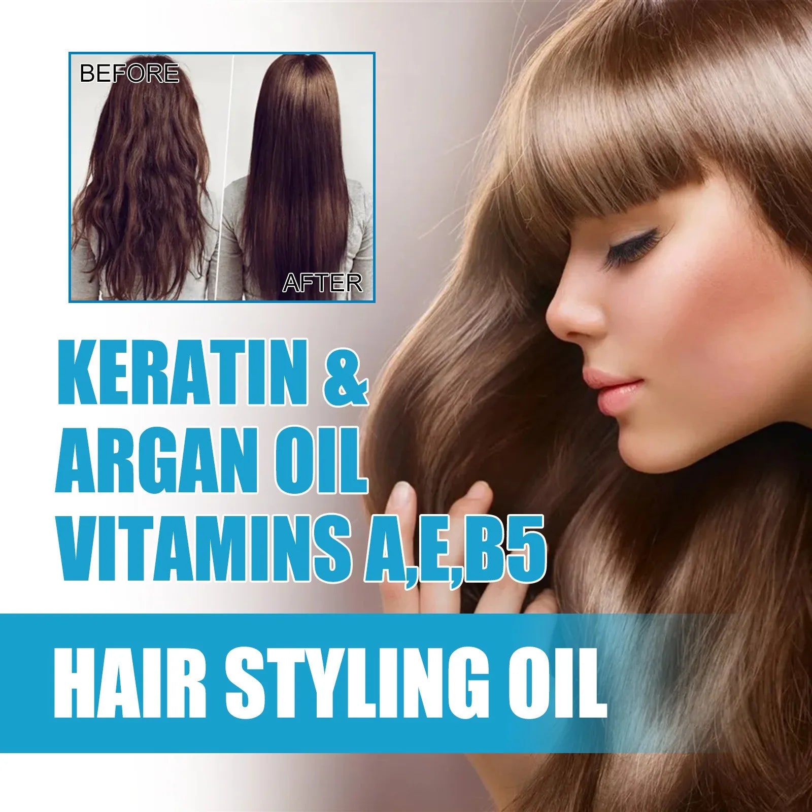 Magic Hair Vitamin Capsule Keratin Oil Fast Restore Hair Soft Smooth Shiny Deep Moisturizer Frizzy Dry Scalp Hair Care Products - BlissFully