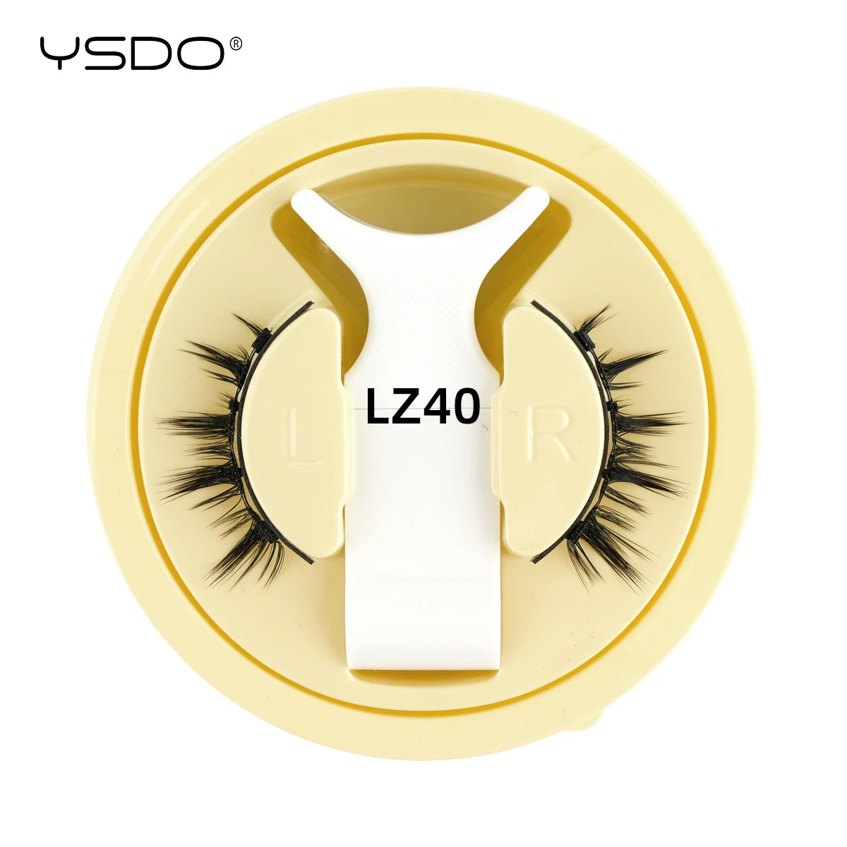 YSDO Soft Magnetic Eyelashes No Glue Needed 1 Pair Natural Short 3D False Lashes Reusable Easy Apply Magnetic Lashes Kit Makeup
