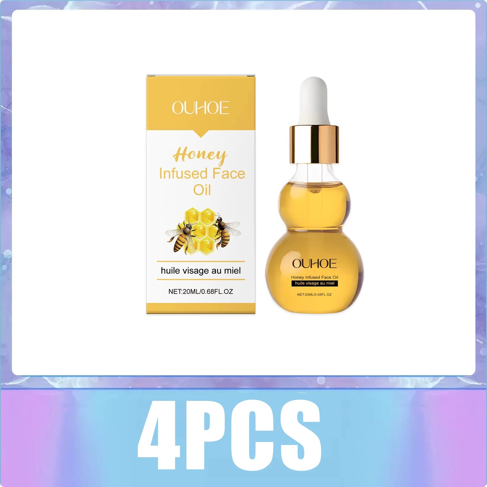 Honey Face Essential Oil Anti-Aging Moisturizing Nourishing Repairing Hydrating Refreshing Revitalizing Brightening Skin Drops