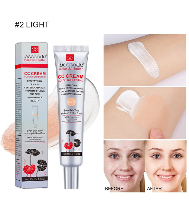 CC Cream Erborian Centella Correcting Makeup Before Moisturizing Waterproof Anti-sweat Concealer Lasting Women Makeup Foundation