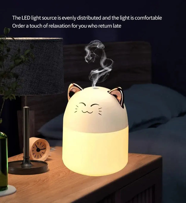 Cute Pet Humidifier Mini Office Desktop Air Conditioning Room Air Humidification Usb Small Household Heavy Fog Spray