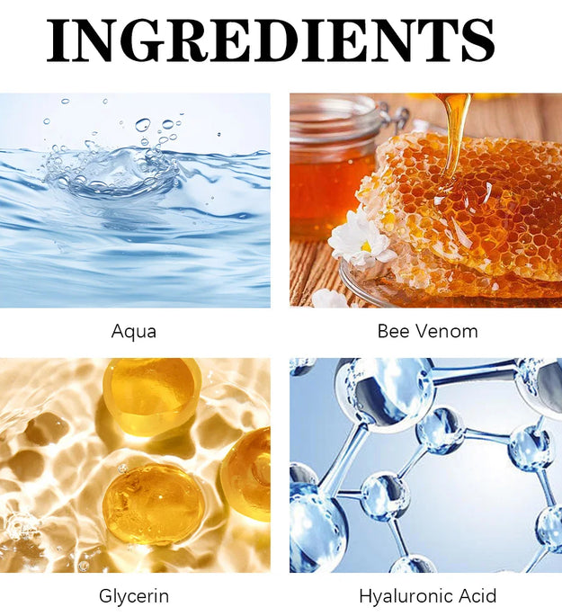 Bee venom Eyes Cream stick Dark Circles Remove Eye Bags Under Eye Hyaluronic Acid Moisturizing Serum Against Puffiness Eye Care