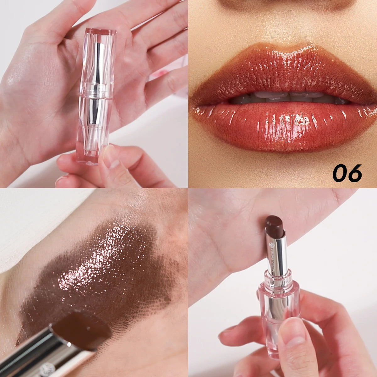 YOUNG VISION 6 Colors Fine Shimmer Nourishing Light Lipstick Long Lasting Colors Easy to Apply Lip Moisturizing Lipstick