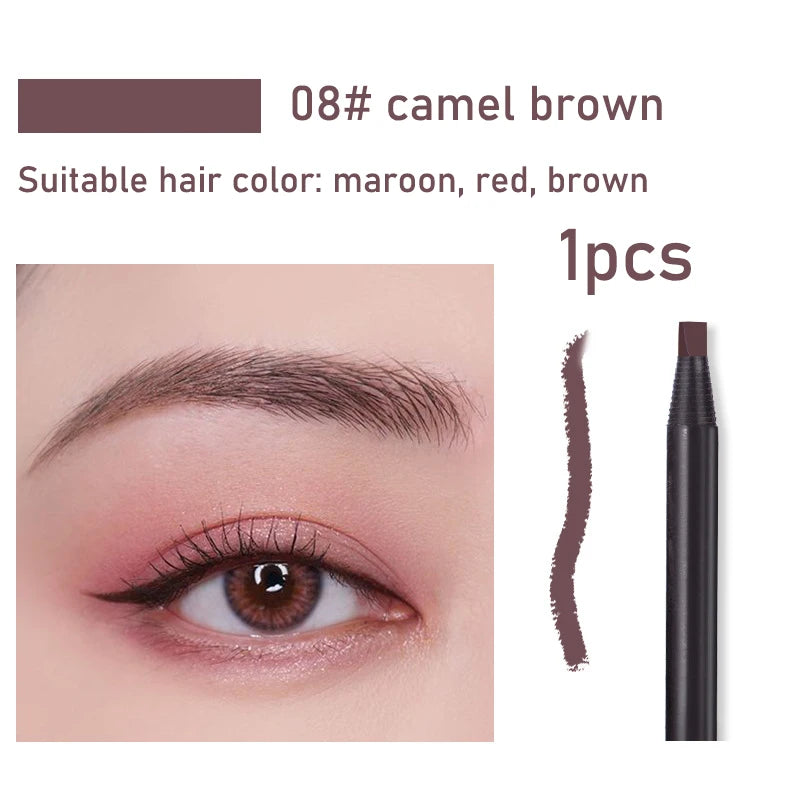 1pcs Long-lasting Waterproof Eyebrow Pencil Off with Brush Microblading Permanent Makeup Tools Pull Cord Peel-off Brow Pencil