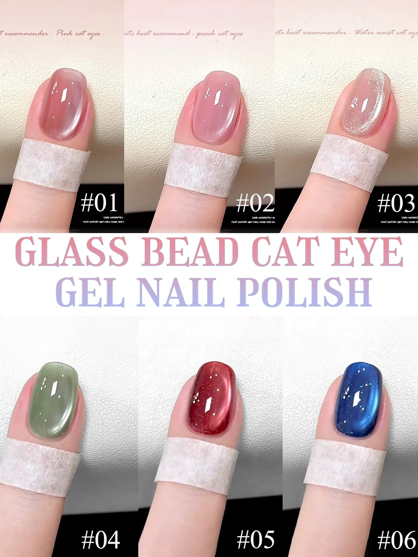 WS Black Glass Cat Magnetic Gel Nail Polish Punk Style Nail Art Manicure Varnis Semi Permanent Gel for Winter Nail Supplies