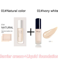 Liquid foundation naturally covers flaws without sticking powder, plain face cream, transparent foundation, conceals blemishes - BlissFully