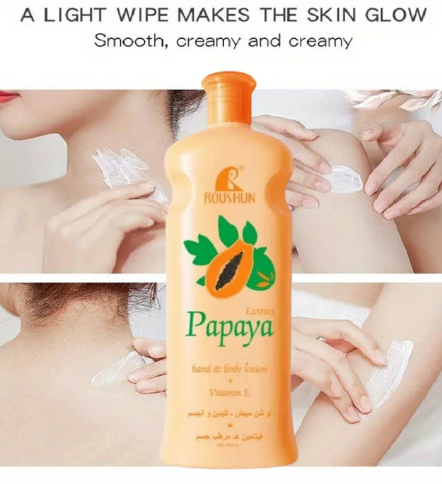 Papaya Body Lotionbody lotionMoisturizing Body Lotion Four Seasons Skin Rejuvenation Hydrating Lotion Nourishing