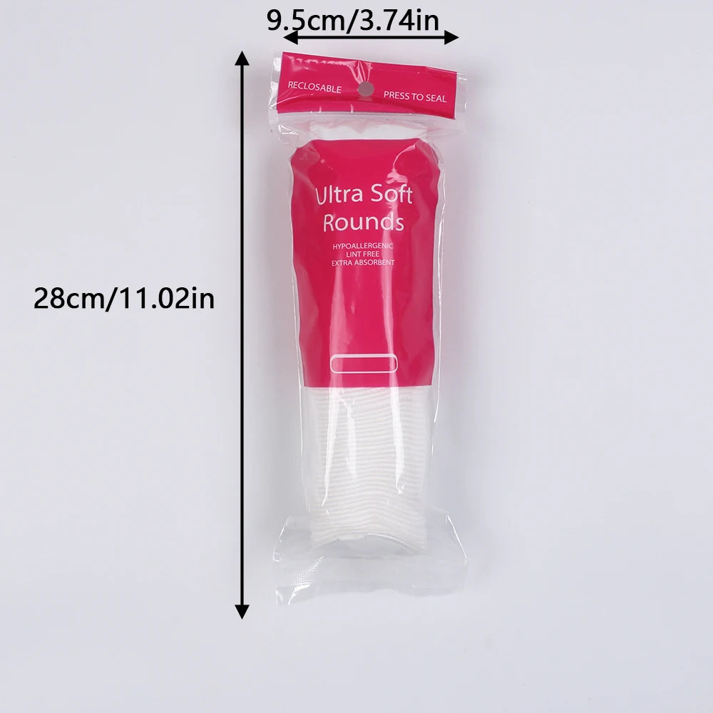 100/200/300/500Pcs/Pack Cotton Rounds Cosmetic Cotton Pads Round Ultra Soft  for Makeup Removal Skin Care Facial Cleaning