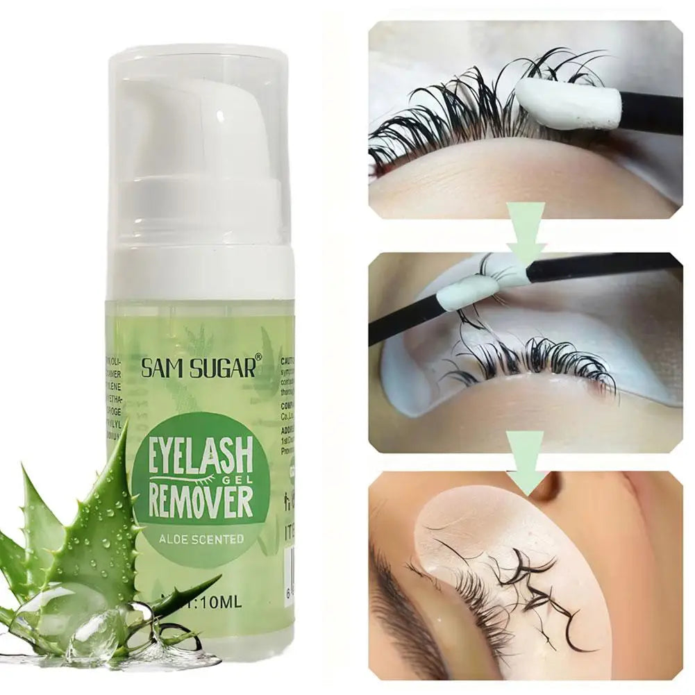 Eyelash Remover Gel Aloe Cherry Scented Deep Cleaning Gentle Non-irritating Quick Removal Eye Lip Makeup Original Remover Gel