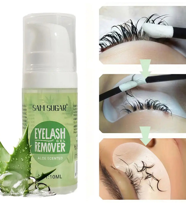 Eyelash Remover Gel Aloe Cherry Scented Deep Cleaning Gentle Non-irritating Quick Removal Eye Lip Makeup Original Remover Gel