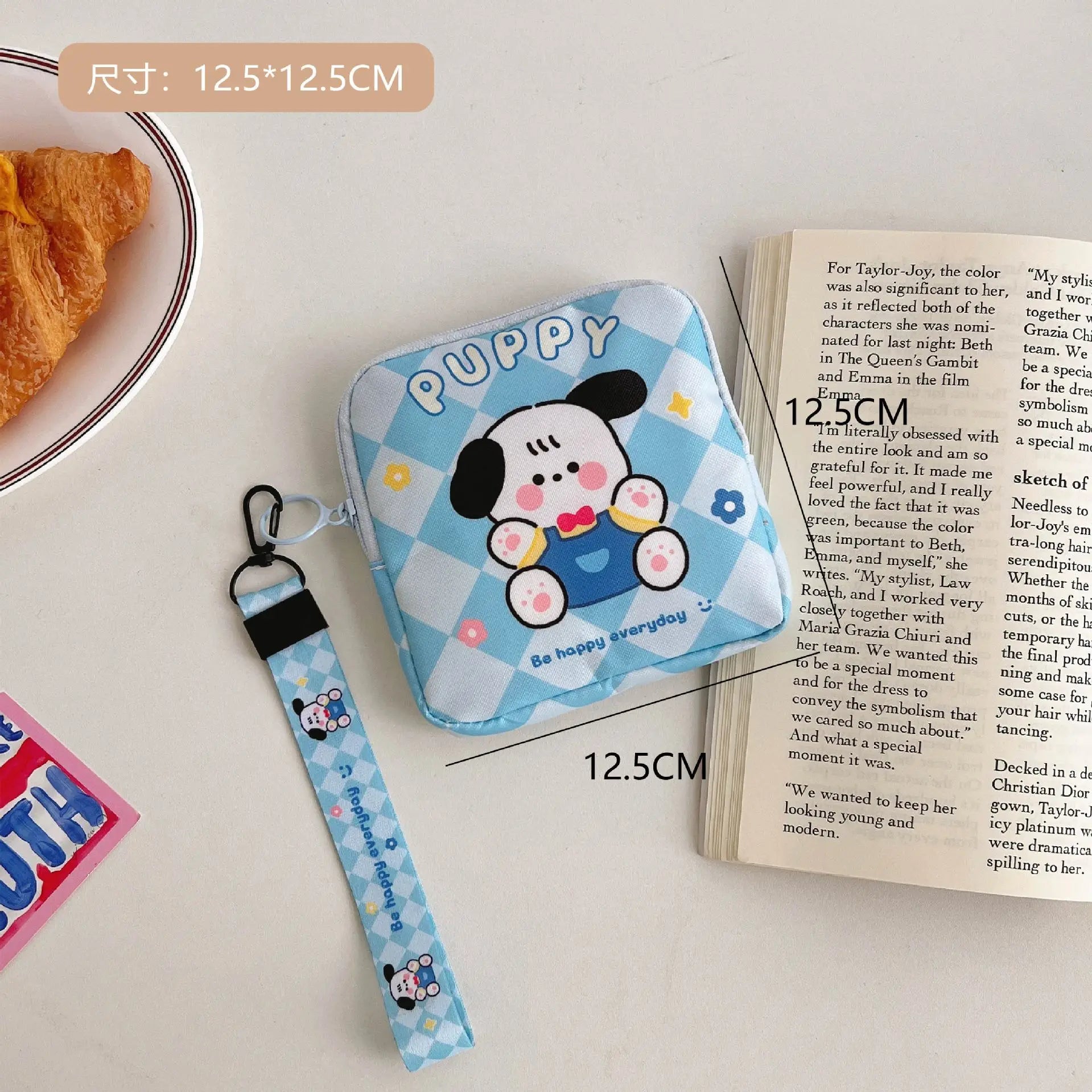 Women Sanitary Napkin Tampon Storage Bag Cute Sanitary Pad Pouches Portable Makeup Lipstick Key Earphone Data Cables Organizer