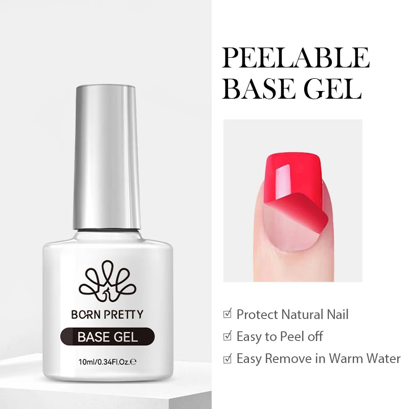 BORN PRETTY 10ml Dark Red Cat Magnetic Gel Nail Polish for Winter Nails DIY Jelly Glass Silver-Light Varnis Semi Permanent