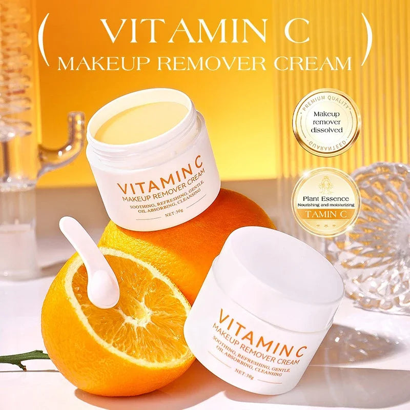 Vitamin C Multi-effect Cleansing Balm Gentle Cleansing And Makeup Removal Deep Cleaning Non-greasy Brighten Moisturize Nourish