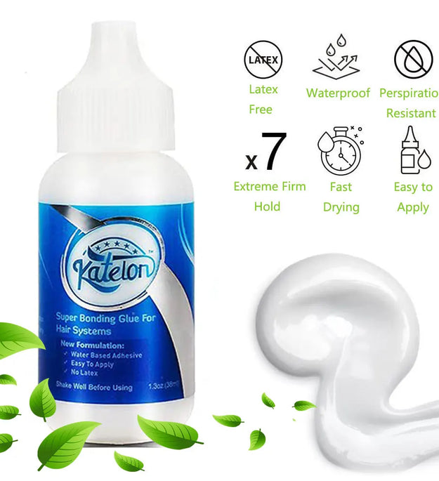 Waterproof Lace Wig Glue For Lace Front Wig 38ml Liquid Adhesive Hair Glue Wax Stick For Wig Lace Tint Spray Elastic Melt Band - BlissFully