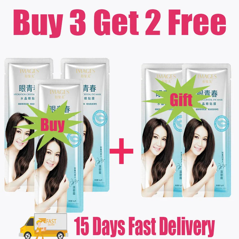 Collagen Eye Mask Wrinkle Remove Eyes Patches Firming Lifting Fade Fine Lines Hyaluronic Acid Moisturizing Smooth Eye Skin Care - BlissFully