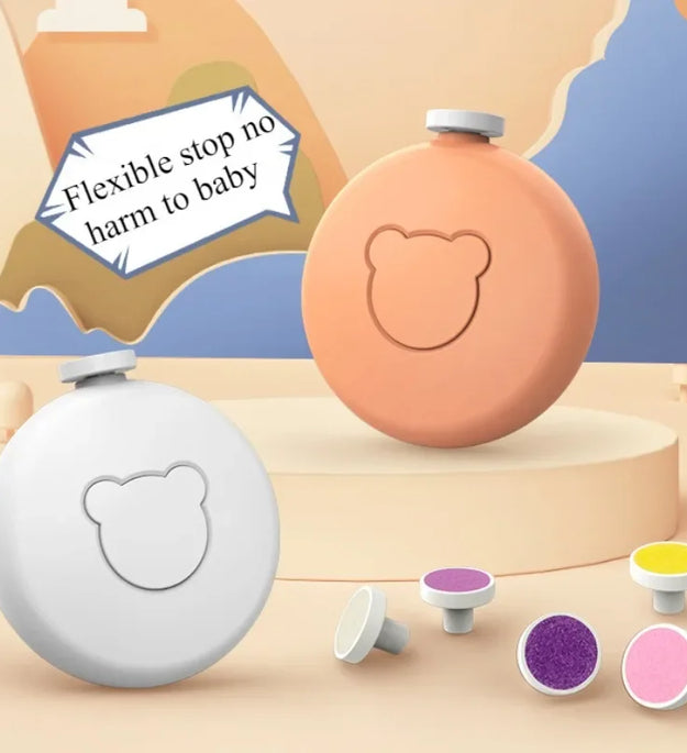 Mother and Newborn Baby Manicure Scissors 6PCS Head Electric Nail Clipper Cutter Children's Fully Automatic Nail Trimmer Grinder