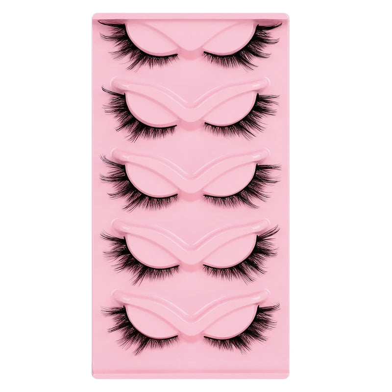 Eyelashes 5/10/16 Pairs 3D Faux Mink Lashes Natural False Eyelashes Reusable Dramatic Volume Lashes Makeup Eyelash Extension