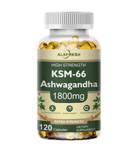 KSM-66 Natural Ashwagandha Capsules Ashwagandha Supplement| 1800mg for Health Support - Plant Based Vegan Gluten-Free - BlissFully