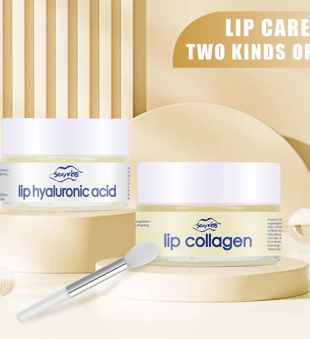 Hyaluronic Acid Collagen Sleep Lip Mask 20g Deep Hydration Lasting Moisturizing Exfoliation Day And Night Can Be Given As A Gift