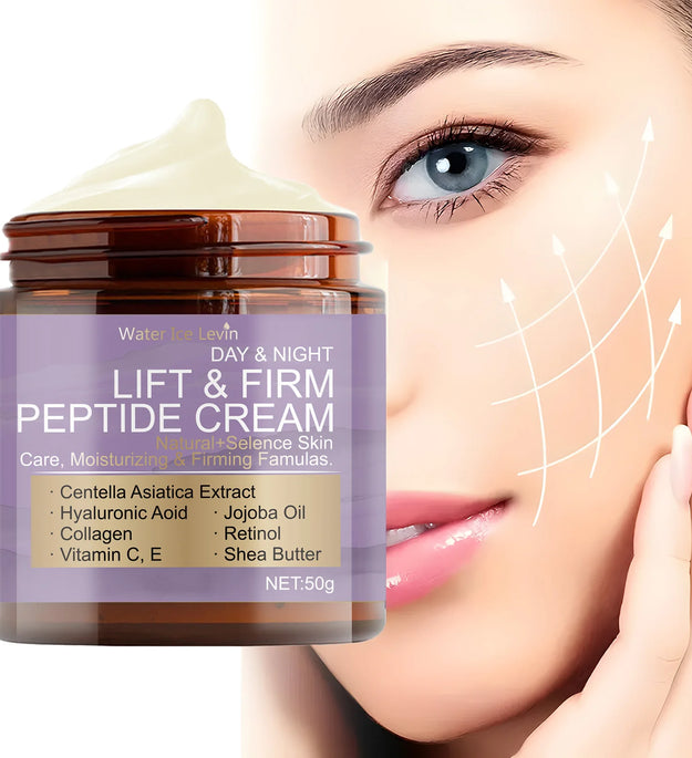 Firming Peptide Powerful Day and Night Cream, Brightening and Hydrating Skin Renewal Cream, Anti-Aging Facial Moisturizer - BlissFully