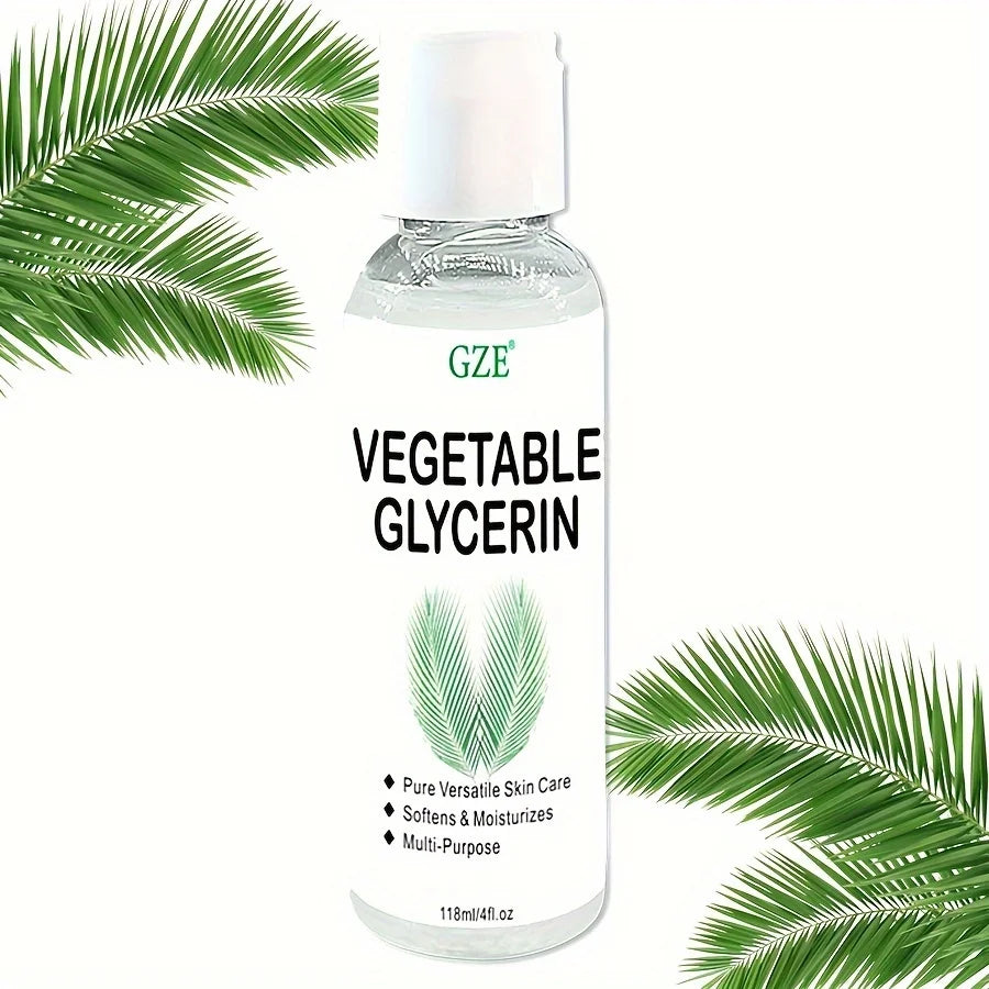 GZE Vegetable Glycerin, 100% Pure, Versatile Skin Care, Softening and Moisturizing, Multi-PURPOSE AND VERSATILE SKIN CARE - BlissFully
