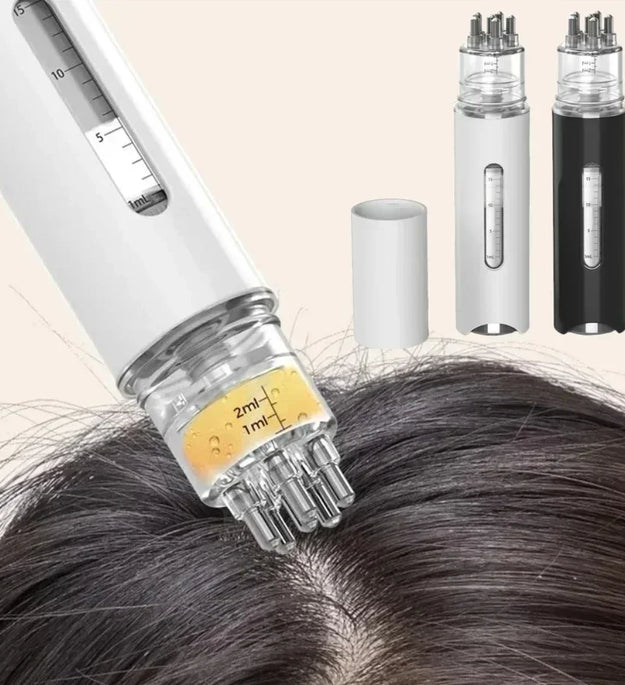 1pc Portable Scalp Applicator Liquid Comb Mini Massager Essential Oil Liquid Guiding Massager Anti Hair Loss Scalp Care Tool