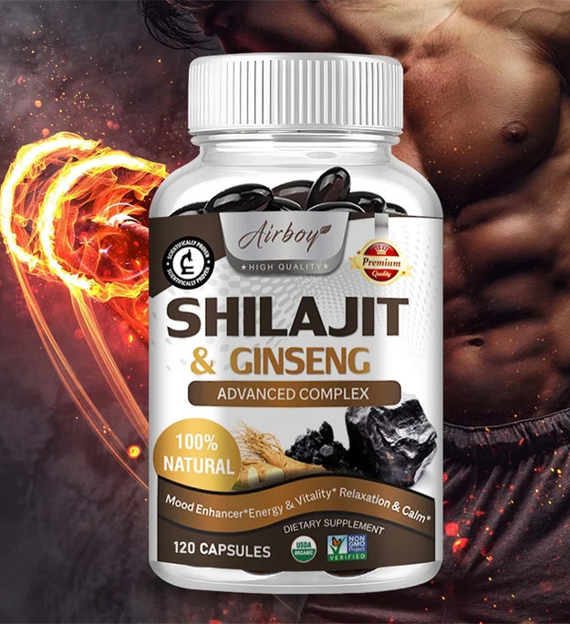 Shilajit - Energy Boost, Enhanced Performance, Promote Heart and Blood Circulation Health