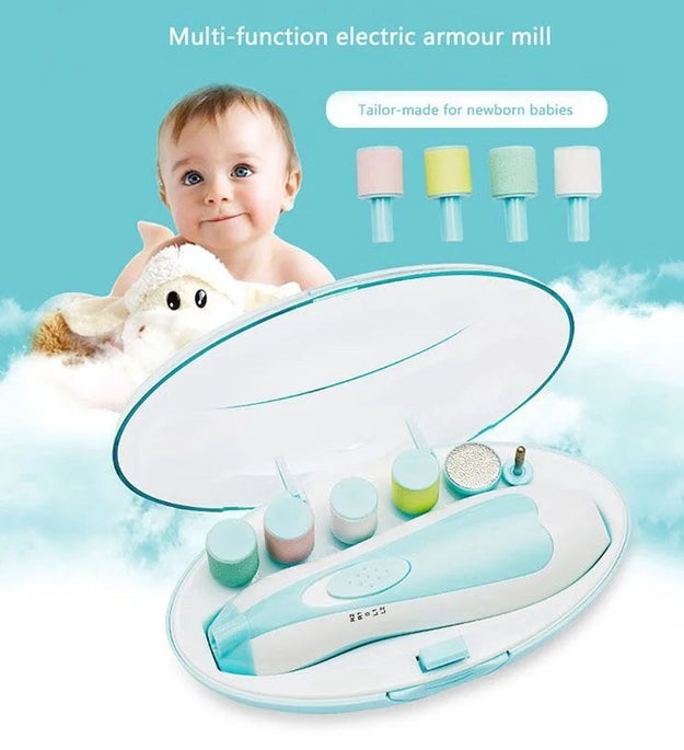 Baby Electric Nail Trimmer Kid Nail Polisher Tool Baby Care Multifunctional Fingernail Cutter Trimmer Infant Manicure Set