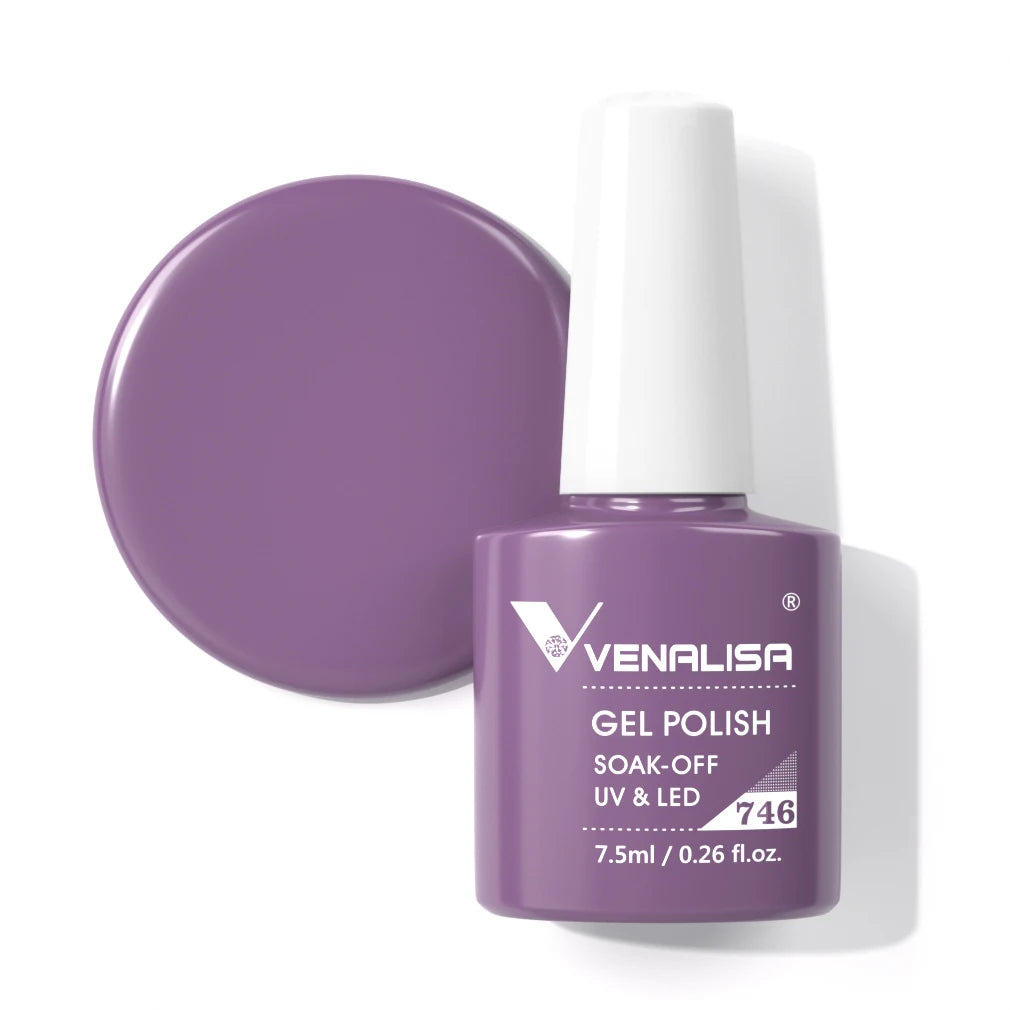 Venalisa HEMA TPO FREE Nail Gel Polish Glitter Gorgeous Full Coverage Soak Off UV LED French Nail Jelly Pink Nude Collection