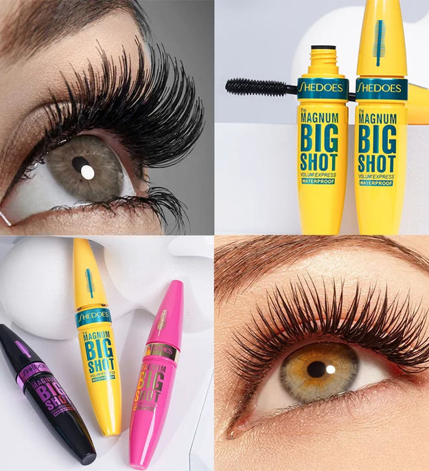 Black Thick eye black Lengthened Waterproof Sweat proof Lasting Lasting Lasting Mascara Setting Cream