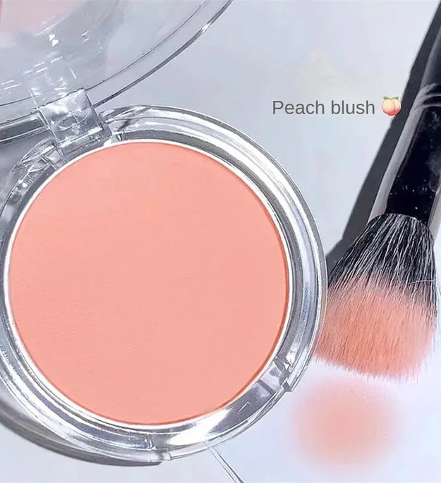 Monochrome blush Matte Natural Cheek Color Brightening Face Waterproof Facial Contouring Makeup Blush Powder Soft Makeup