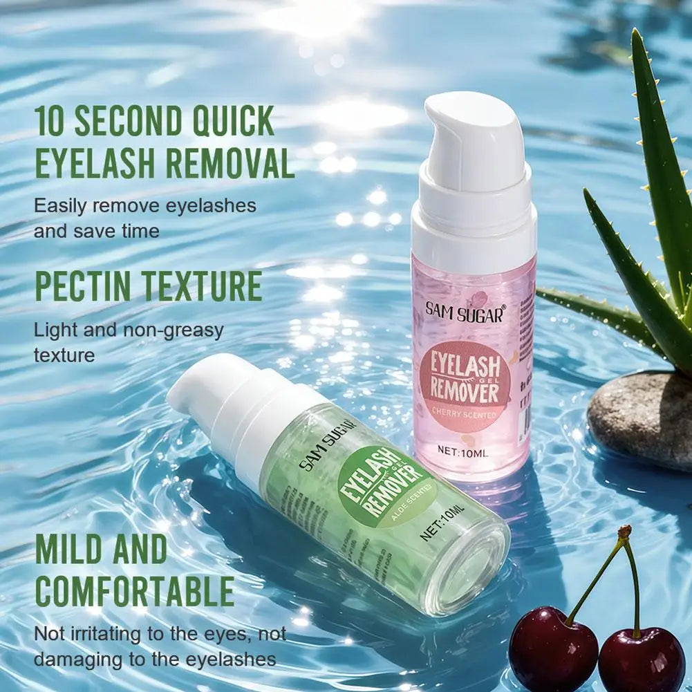 Eyelash Remover Gel Aloe Cherry Scented Deep Cleaning Gentle Non-irritating Quick Removal Eye Lip Makeup Original Remover Gel