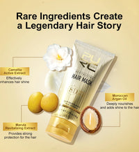 PURC Argan Oil Hair Mask Smoothing Strengthening Soft Nourishing Conditioner Repair Damaged Frizz Hair Treatment Hair Care - BlissFully