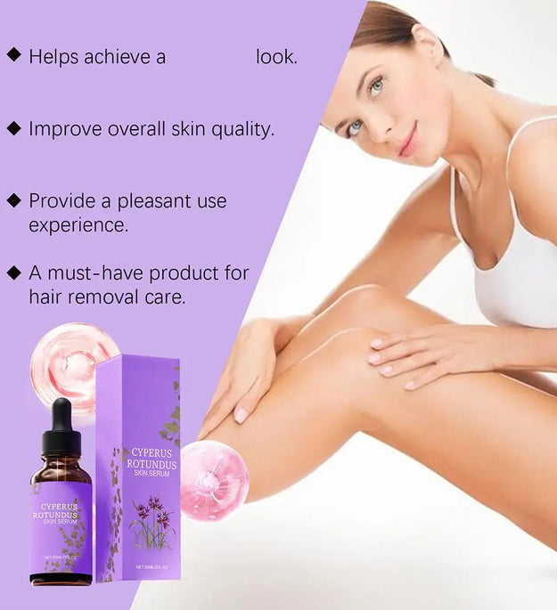 Hair Removal Serum Removal Essence Reduce Armpit Arms Body Hair Inhibitor Shrink Pores Smooth Skin Care Serum Body Cream Care